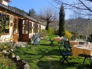 Terrasse de l'auberge