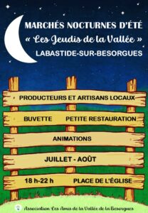 Marchés Nocturnes d'Été - Labastide sur Besorgues